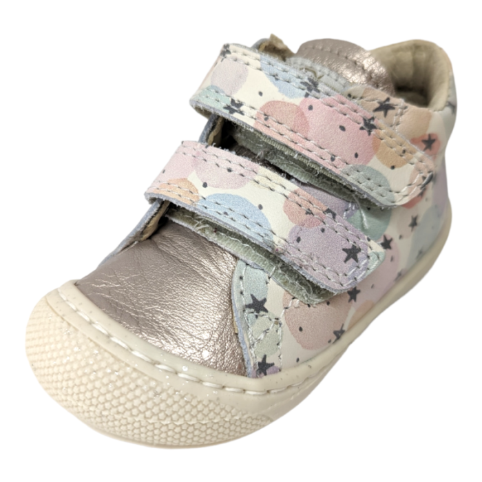 Sneakers cocoon per bambina vl color platino con bolle - Naturino