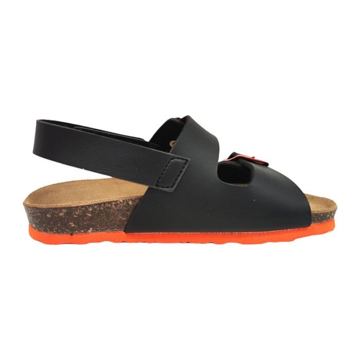 BioNatura sandalo nero e arancione destra