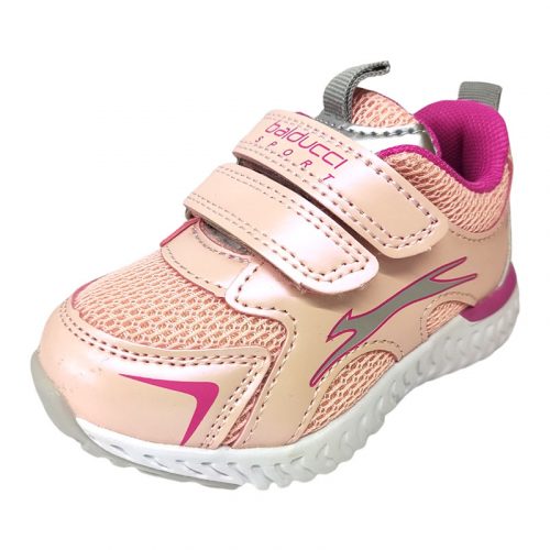 Sneakers Balducci Sport rosa argento fronte