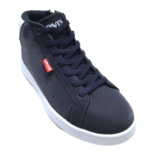 Calzatura sneakers avenue mid navy alta per bambino - Levi's