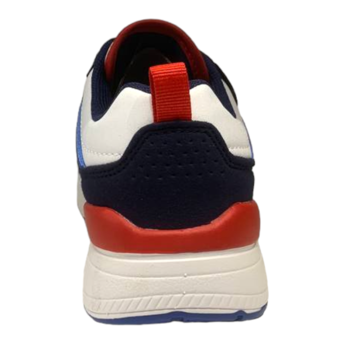 Calzatura sneakers bambino oats refresh jr con strappo white-navy-orange - Levi's