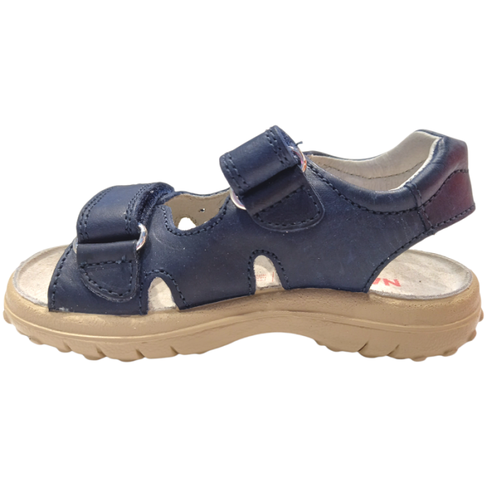 Dock blue sandalo in pelle per bambino primi passi - Naturino