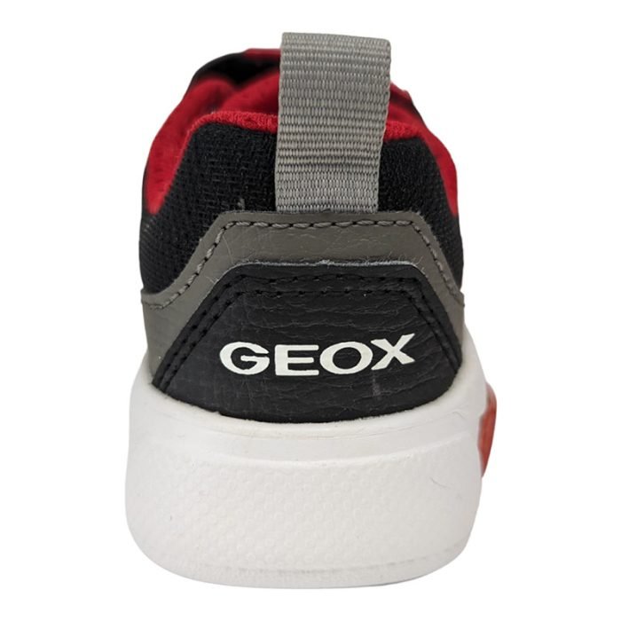Sneakers grigia con luci Geox tallone