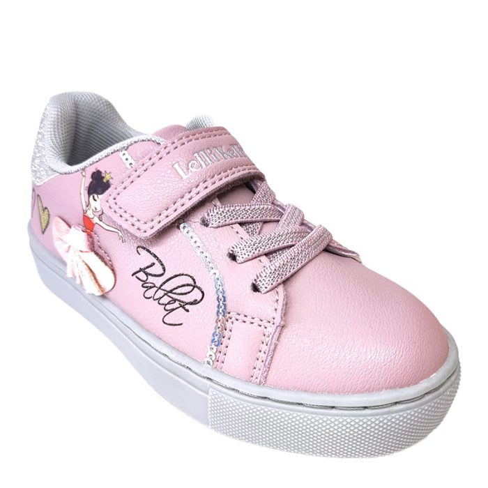 Sneakers Mille Stelle rosa Lelli kelly fronte