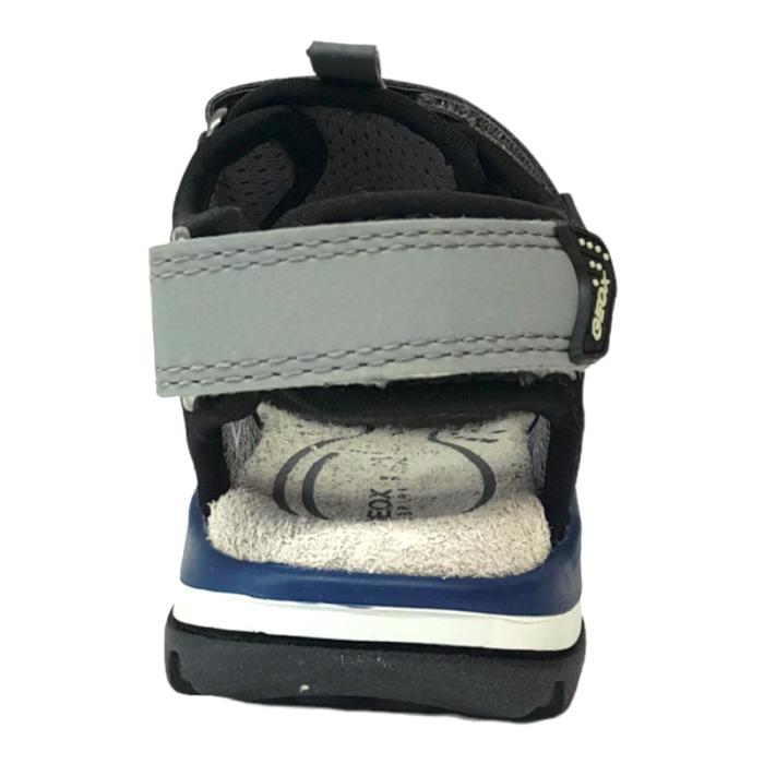 Sandalo Borealis ragnetto bimbo grey-navy con strappo - Geox