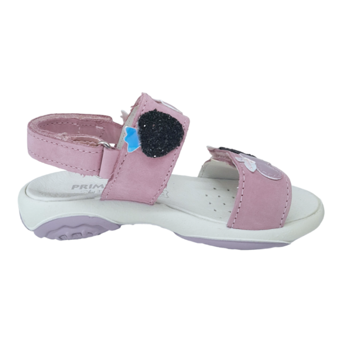 Sandalo bambina a fascia colore rosa geranio - Primigi
