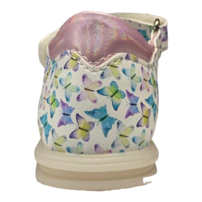 Sandalo bambina white-lilla con farfalle - Primigi