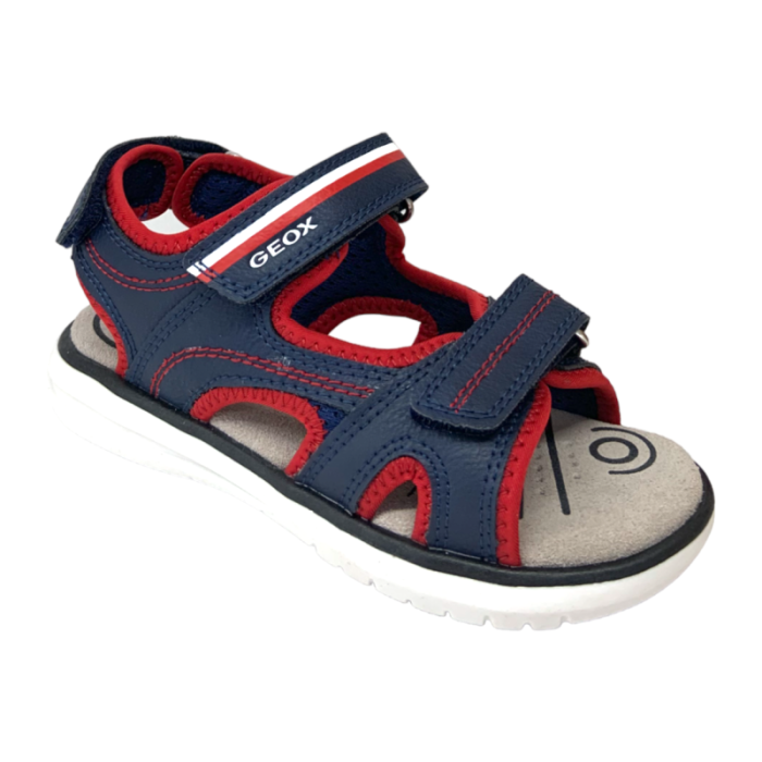 Sandalo bambino maratea di colore blu navy-red - Geox