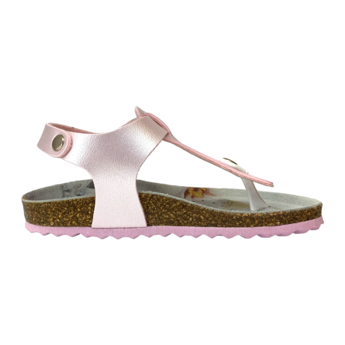 Sandalo bimba infradito metallic pink - Geox