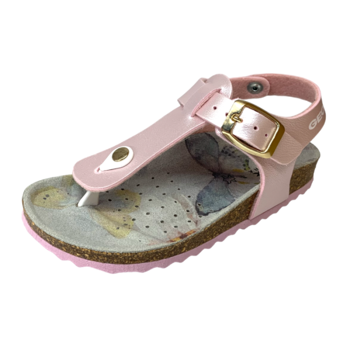 Sandalo bimba infradito metallic pink - Geox