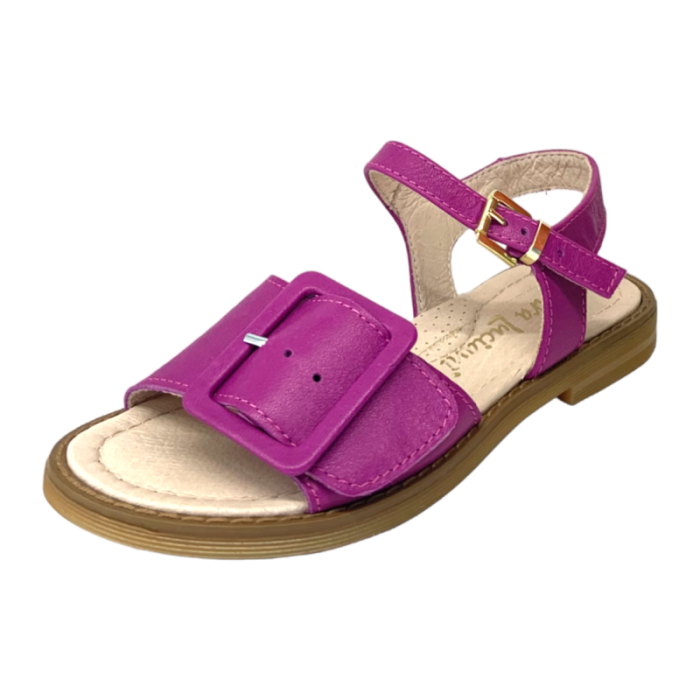 Sandalo per bambina color lilla smaltato - Chiara Luciani