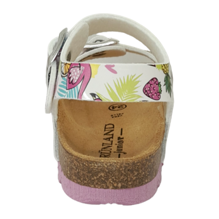 Sandalo per bambina rosa e multicolor - Grunland