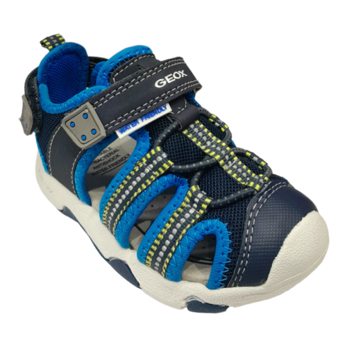 Sandalo ragnetto bimbo con strappo - Blu navy - Azzurro - Lime - Geox