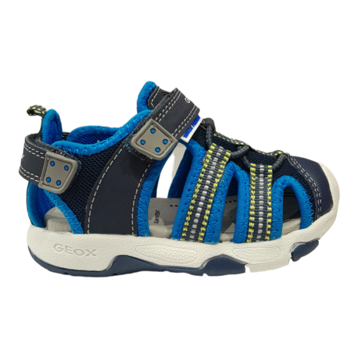 Sandalo ragnetto bimbo con strappo - Blu navy - Azzurro - Lime - Geox