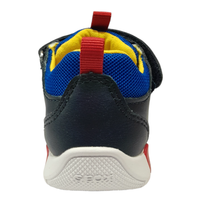 Sandalo ragnetto bimbo con strappo - Blu navy - Red - Yellow - Geox