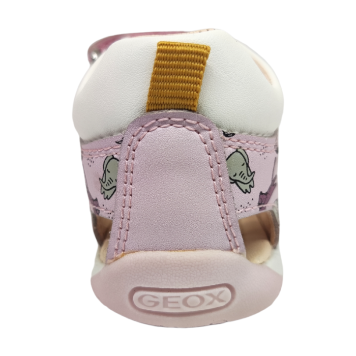Sandalo rosa bambina con animali della savana - Geox