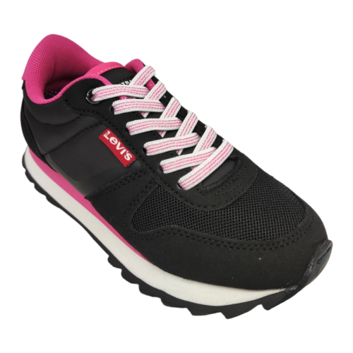 Scarpa da ginnastica sneakers alex per bambina black - magenta - Levi's