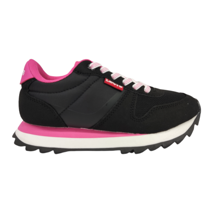 Scarpa da ginnastica sneakers alex per bambina black - magenta - Levi's