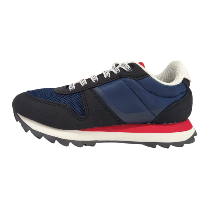 Scarpa da ginnastica sneakers alex per bambino nero blu navy e red - Levi's