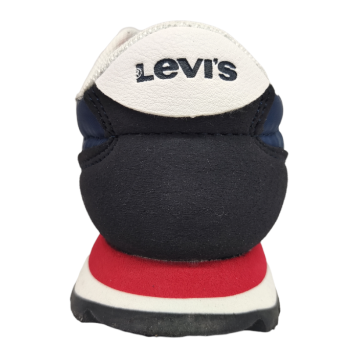 Scarpa da ginnastica sneakers alex per bambino nero blu navy e red - Levi's