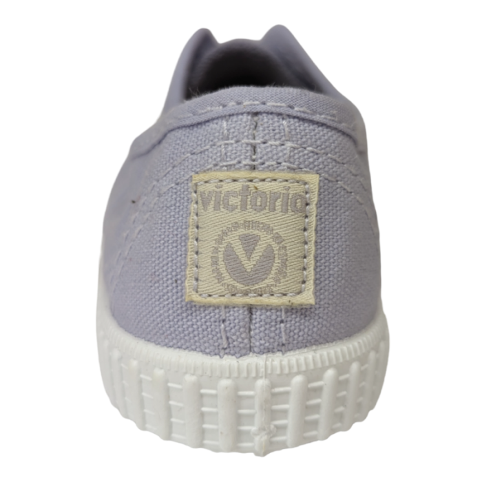 Scarpa ginnica sneaker per bambina di cotone viola lirio elastica senza lacci - Victoria