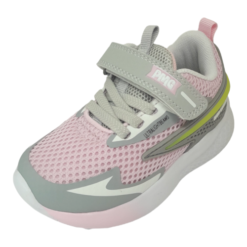 Scarpa sneaker ginnica bambina rosa-argento con strappi e luci - Primigi