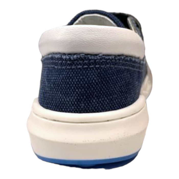 Scarpa sneaker tipo mocassino bambino blue-white - Primigi