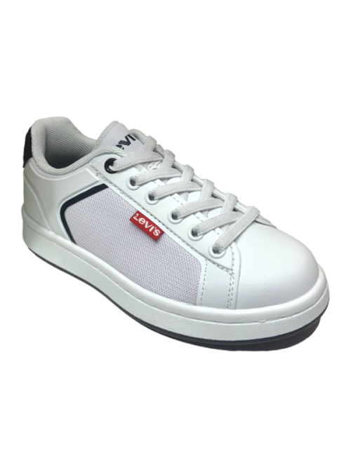 Scarpa sportiva boulevard 2.0 sneakers lacci elastici white - Levi's