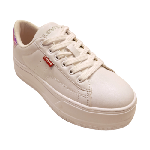 Scarpe da ginnastica sneakers per bambina tampa bianca - Levi's