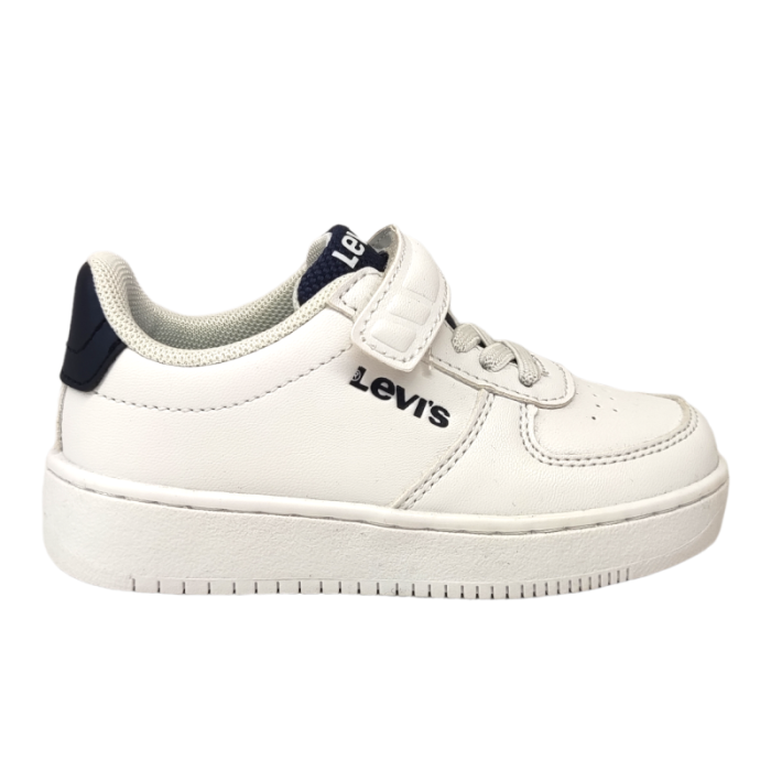 Scarpe da ginnastica sneakers unisex primi passi new union mini white navy - Levi's