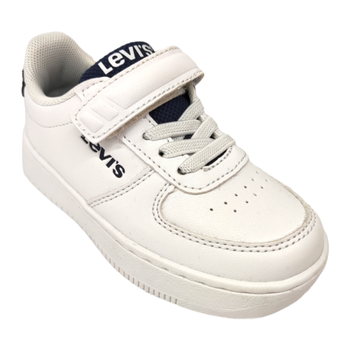 Scarpe da ginnastica sneakers unisex primi passi new union mini white navy - Levi's