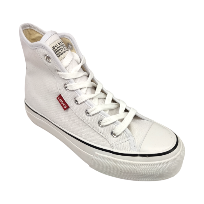 Scarpe sportive sneakers high ball mid white alte - Levi's