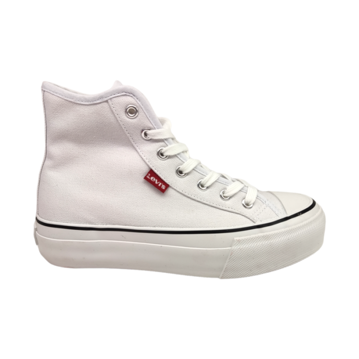 Scarpe sportive sneakers high ball mid white alte - Levi's