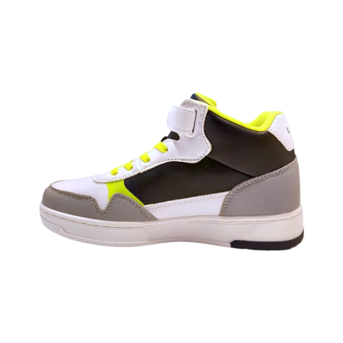 Scarpe sportive sneakers shot mid bianca-nera-gialla - Levi's