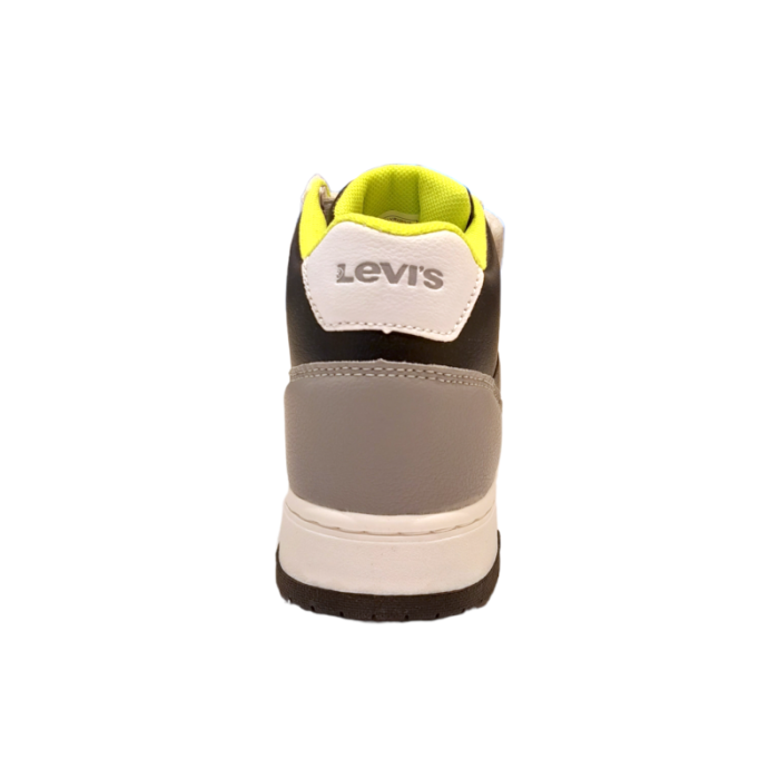 Scarpe sportive sneakers shot mid bianca-nera-gialla - Levi's