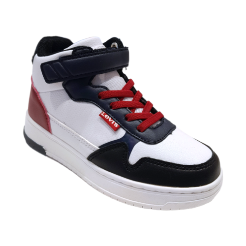 Scarpe sportive sneakers shot mid bianca-rossa - Levi's