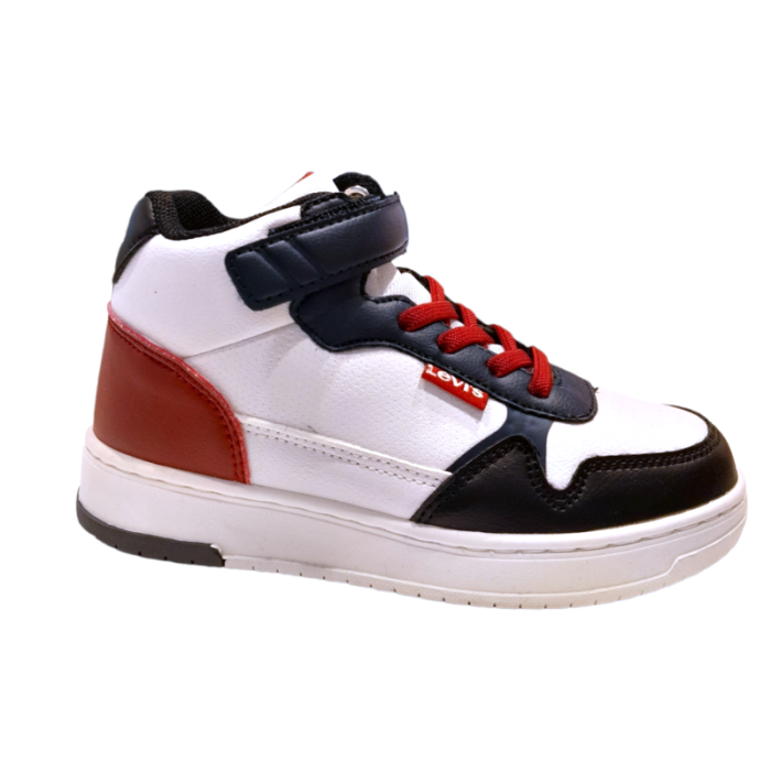 Scarpe sportive sneakers shot mid bianca-rossa - Levi's