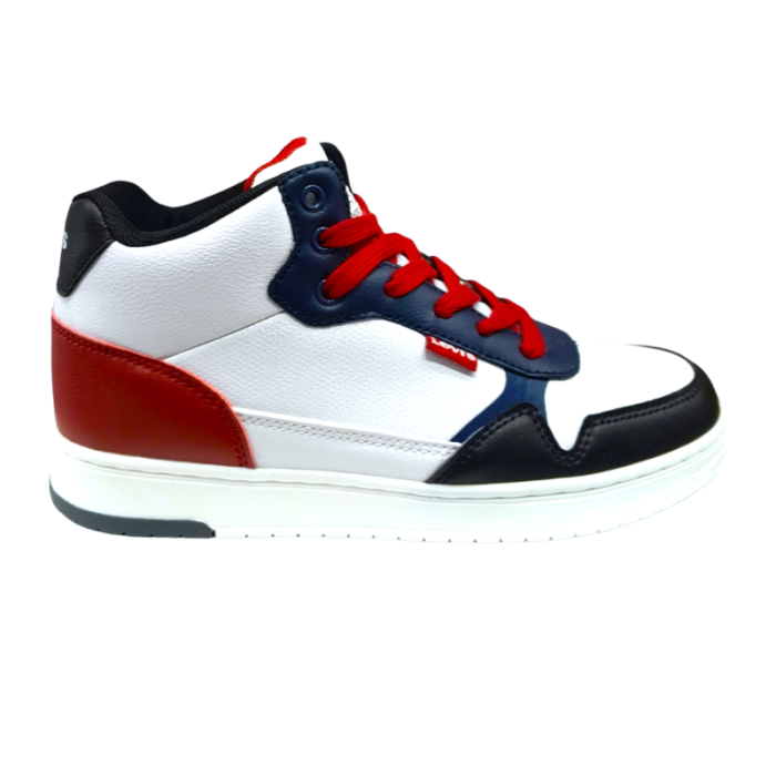 Scarpe sportive sneakers shot mid bianca-rossa - Levi's