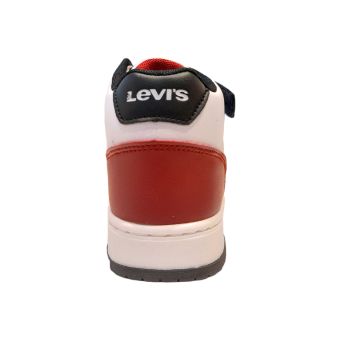 Scarpe sportive sneakers shot mid bianca-rossa - Levi's