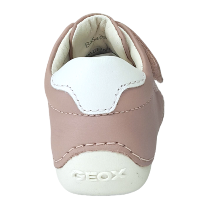 Scarpina bambina baby musetto gatto old rose-white - Geox