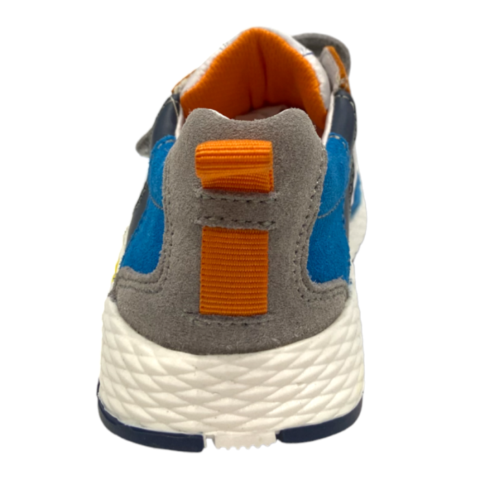 Sneaker meteor bambino con strappi white-blu-azzurro-orange - Naturino