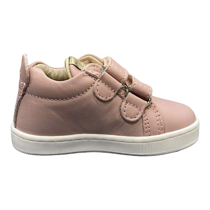 Sneaker primi passi bambina di colore rosa e stella color oro - Balducci