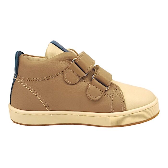 Sneaker primi passi bambino color beige-ambra con stella decorativa - Balducci