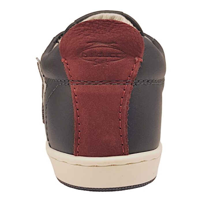 Sneaker primi passi bambino di colore blu con stella beige