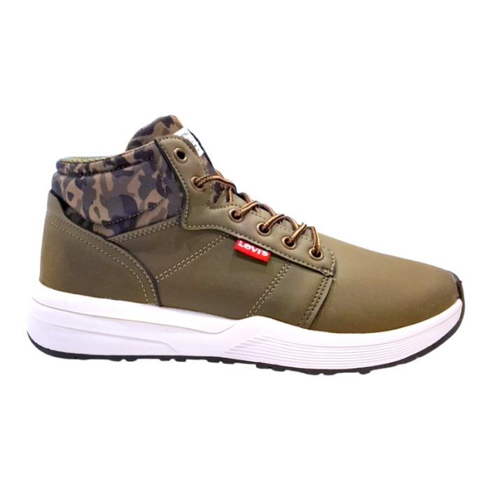 Sneaker, stivaletto new peak alta super light verde militare - Levi's