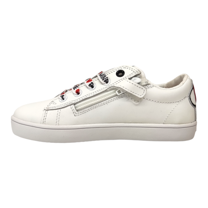 Sneakers J kathe nappa white-red serie disney minnie - Geox