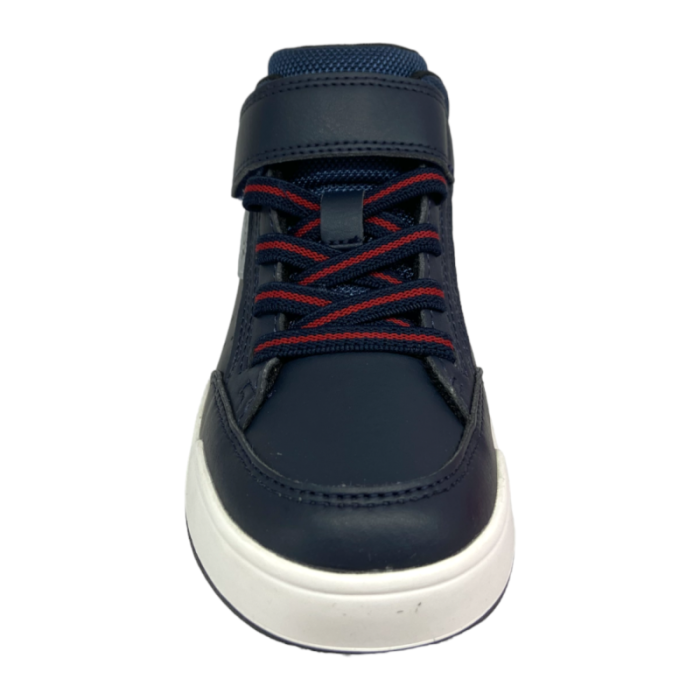 Sneakers Perth modello alto per bambino  colore navy-red - Geox
