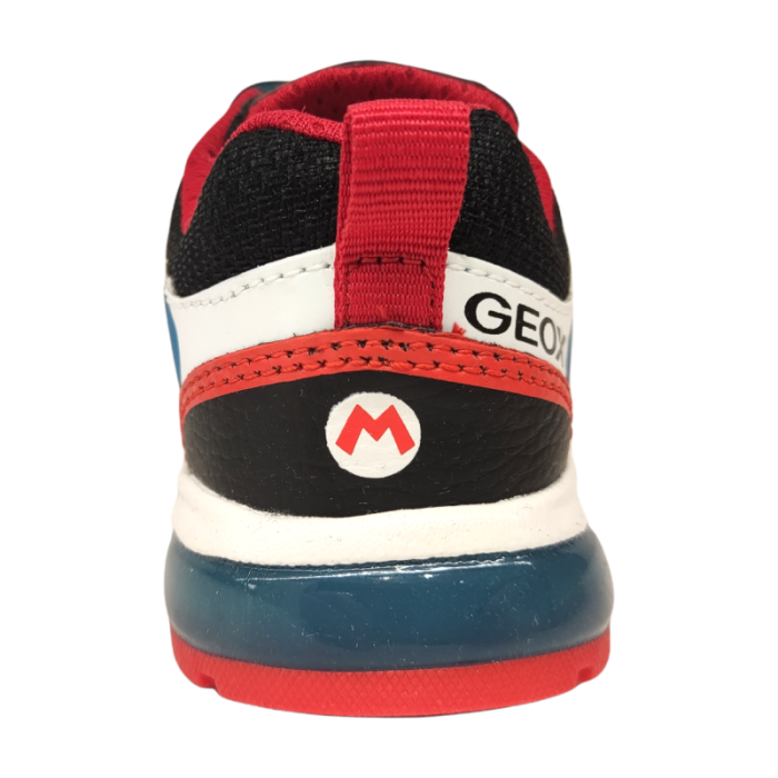 Sneakers android bambino Super Mario black-sky con strappo e luci - Geox