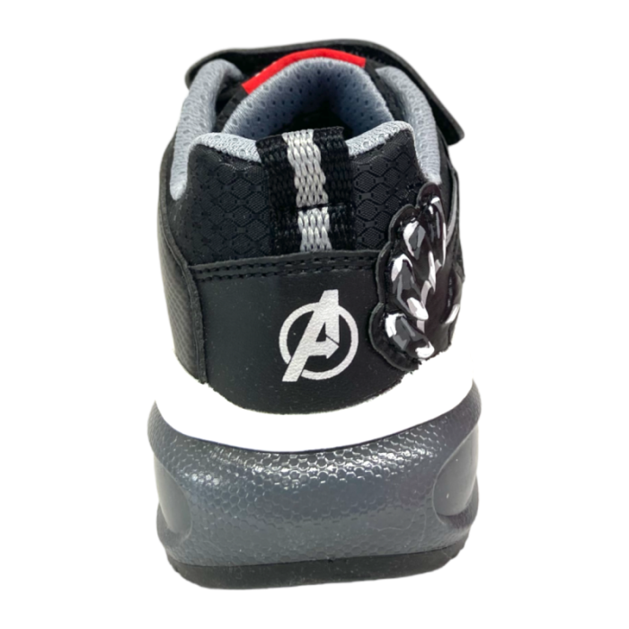 Sneakers bambino black panter neroargento con luci - Geox