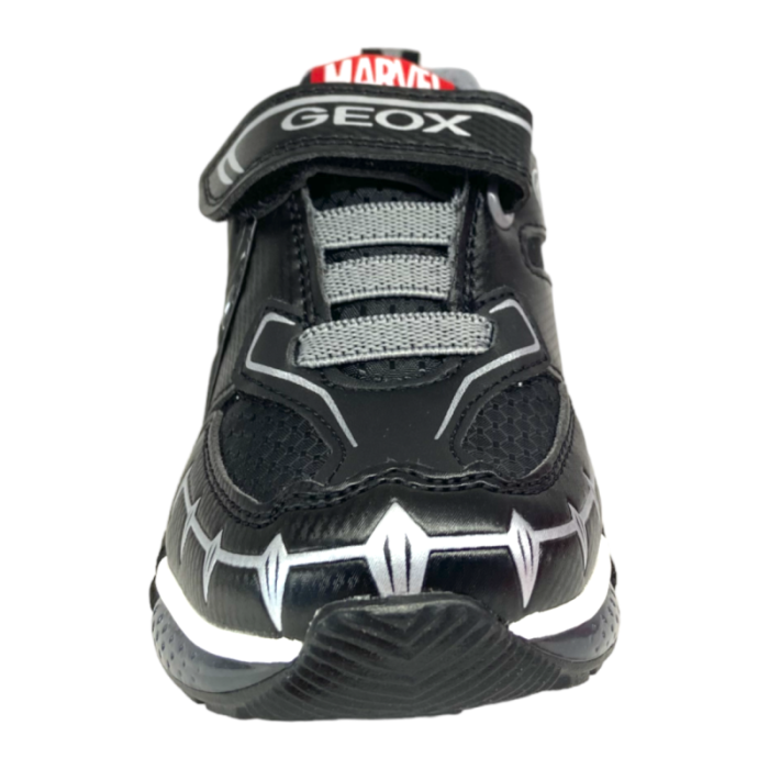 Sneakers bambino black panter neroargento con luci - Geox